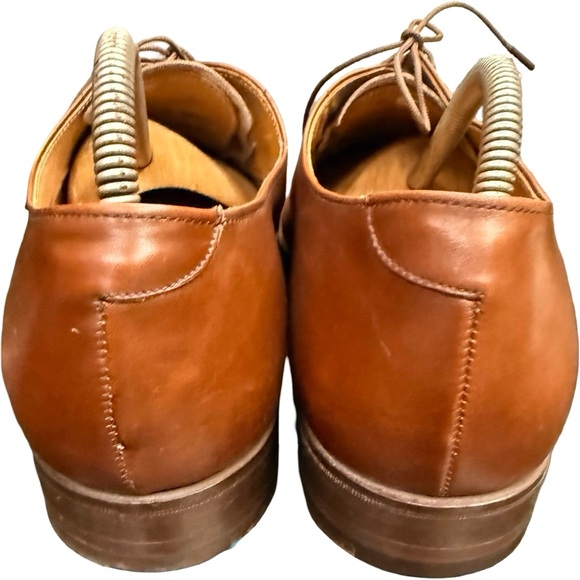 Vintage Brooks Brothers Brown Leather Cap Toe Oxfords Made in England 11.5 C main image 5